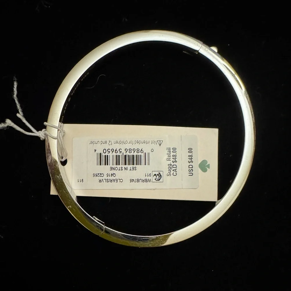 NWT- Kate Spade Crystal Hinge Bracelet